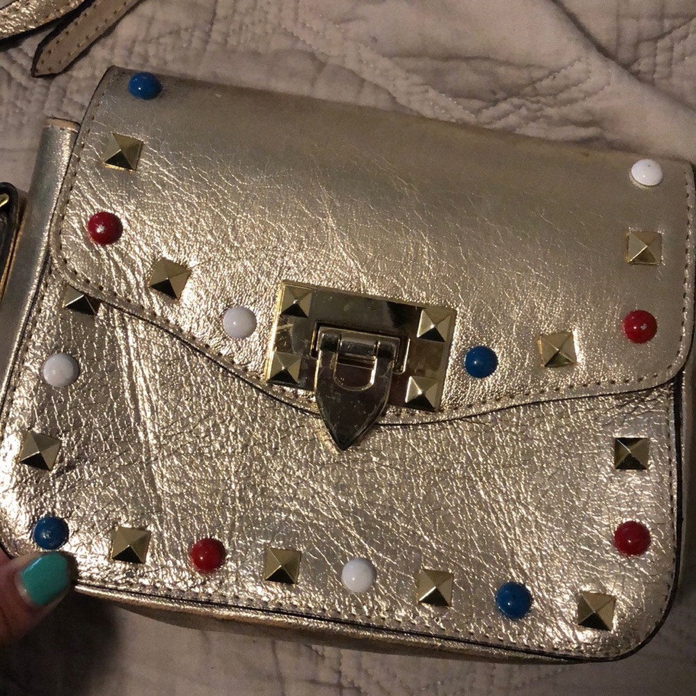 Crossbody bag genuine leather